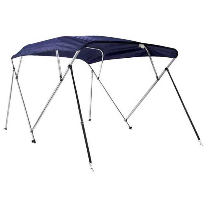 Talamex Bimini Top Deluxe 4 Bow Awning Blau 240 x 185-198 x 137 cm von Talamex