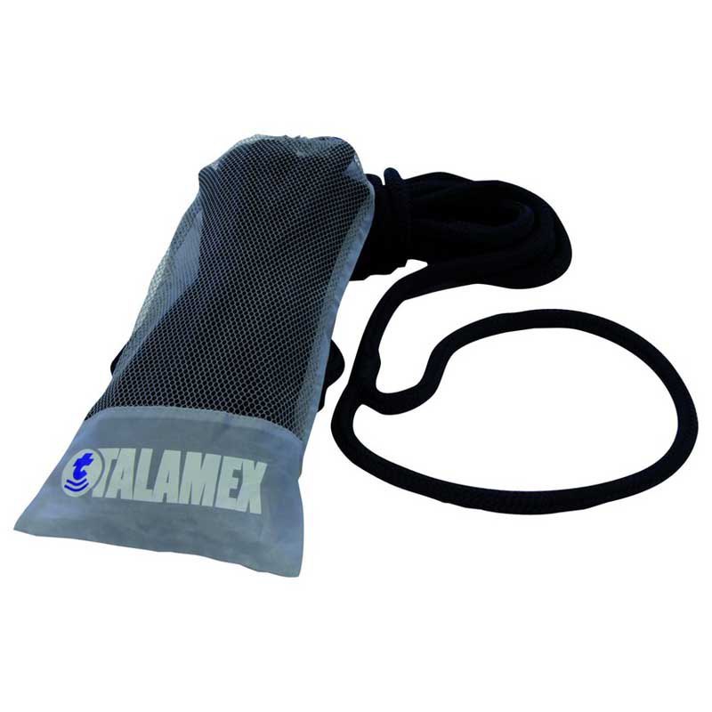 Talamex Deluxe 12 Mm Mooring Rope Schwarz 6 m von Talamex