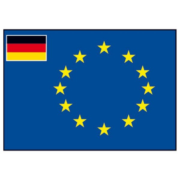 Talamex European With Small Germany Flag Blau 50 x 75 cm Talamex European With Small Germany Flag Blau 50 x 75 cm von Talamex