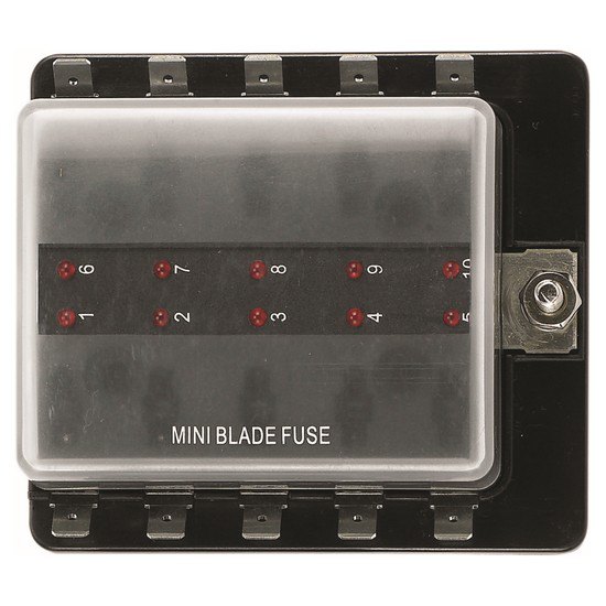 Talamex Flat Fuseholder 10 Fuses Schwarz Talamex Flat Fuseholder 10 Fuses Schwarz von Talamex