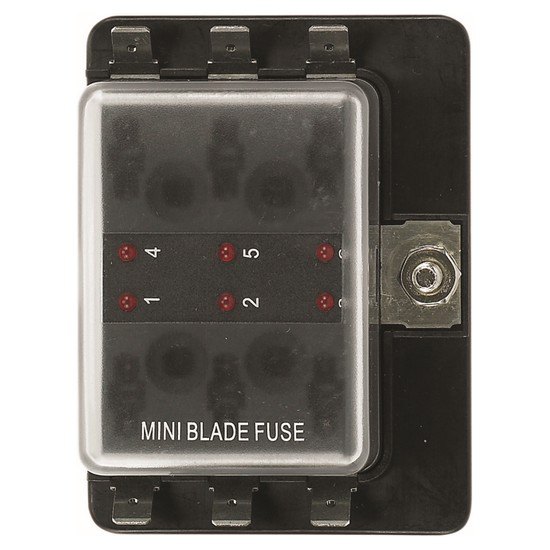 Talamex Flat Fuseholder 6 Fuses Schwarz Talamex Flat Fuseholder 6 Fuses Schwarz von Talamex