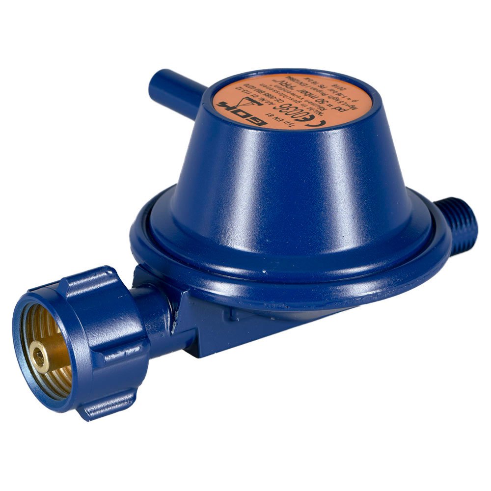 Talamex Gok Gaspressure Regulator Straight 50mbar Without Manometer Blau von Talamex