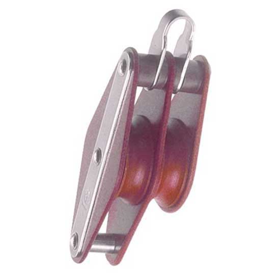 Talamex Hye Dbb Double Block Pulley With Becket Silber 10 mm Talamex Hye Dbb Double Block Pulley With Becket Silber 10 mm von Talamex