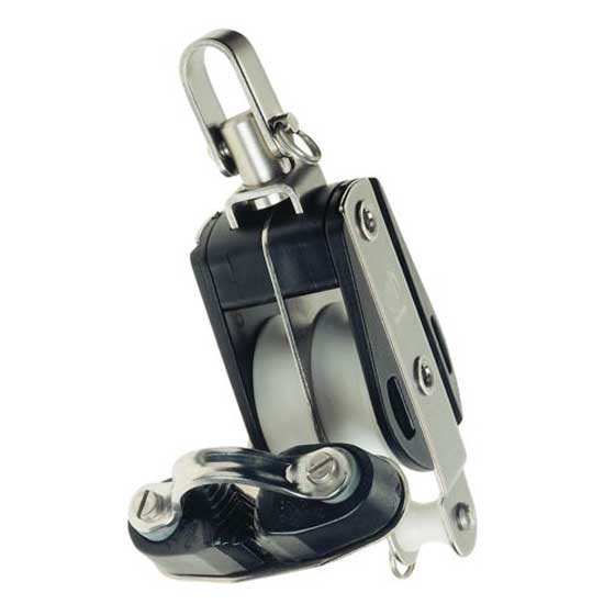 Talamex Hye Standard Swivel Eye Double Block Pulley With Becket&cleat 16 mm Talamex Hye Standard Swivel Eye Double Block Pulley With Becket&cleat 16 mm von Talamex