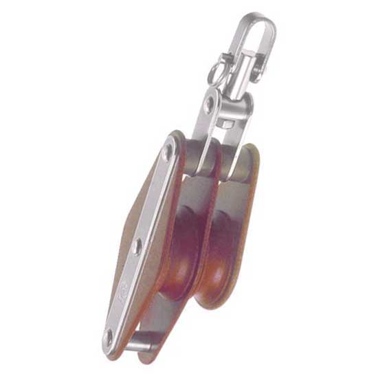 Talamex Hye Traditional Tufnol Swivel Eye Double Block Pulley With Becket 16 mm Talamex Hye Traditional Tufnol Swivel Eye Double Block Pulley With Becket 16 mm von Talamex