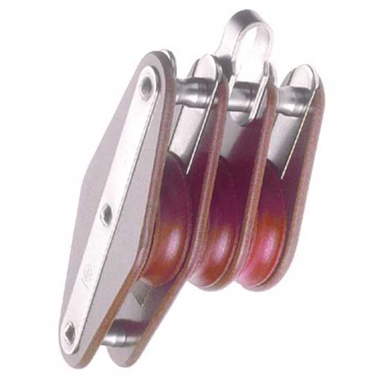 Talamex Hye Triple Block Pulley With Becket Silber 14 mm von Talamex