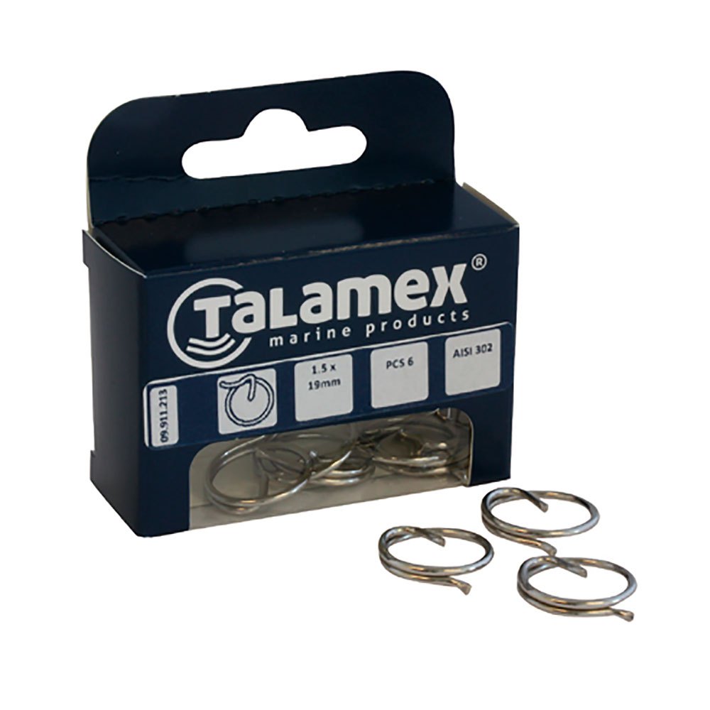Talamex Safety Ring 100 Units Silber 1 x 11 mm von Talamex