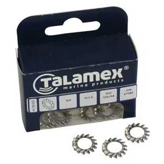 Talamex Serrated Lock Washer 6 Units Silber 6 mm von Talamex