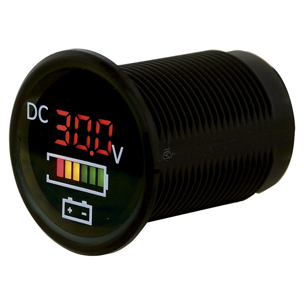 Talamex Voltage Meter With Battery Indicator 5-30v Silber Talamex Voltage Meter With Battery Indicator 5-30v Silber von Talamex