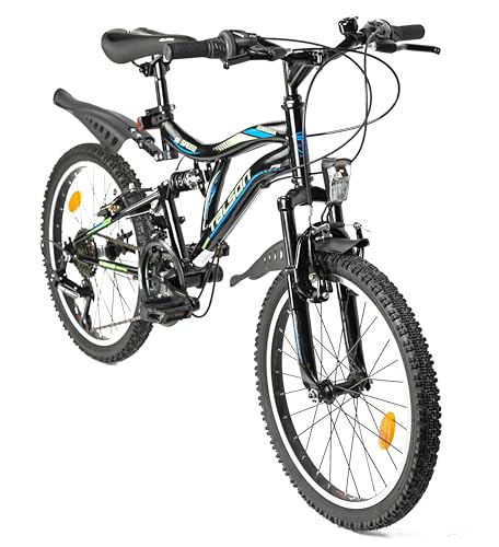 26 Zoll Guardian Kinderfahrrad MTB Shimano mit Beleuchtung nach StVZO Schwarz 26 Zoll Guardian Kinderfahrrad MTB Shimano mit Beleuchtung nach StVZO Schwarz von Talson