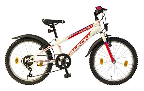 Talson 20 Zoll Fahrrad Turbo mit 6 Gang Schaltung und Beleuchtung nach StVZO Weiß Talson 20 Zoll Fahrrad Turbo mit 6 Gang Schaltung und Beleuchtung nach StVZO Weiß von Talson