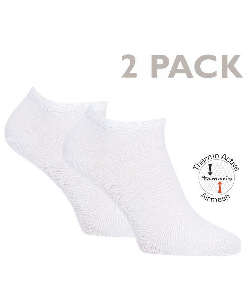 Tamaris Sneakersocken mit Active Airmesh Sohle (Set, 2-Paar, 2 Paare) Thermo-Active Airmesh Sohle von Tamaris