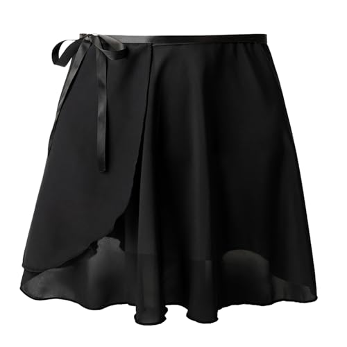 Tancefair Ballettrock Mädchen Wickelrock Tanz Rock Chiffon Wickelrock mit Verstellbarer Taillenbindung für Mädchen und Damen Tancefair Ballettrock Mädchen Wickelrock Tanz Rock Chiffon Wickelrock mit Verstellbarer Taillenbindung für Mädchen und Damen von Tancefair