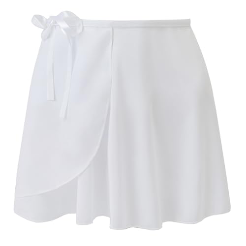 Tancefair Ballettrock Mädchen Wickelrock Tanz Rock Chiffon Wickelrock mit Verstellbarer Taillenbindung für Mädchen und Damen Tancefair Ballettrock Mädchen Wickelrock Tanz Rock Chiffon Wickelrock mit Verstellbarer Taillenbindung für Mädchen und Damen von Tancefair