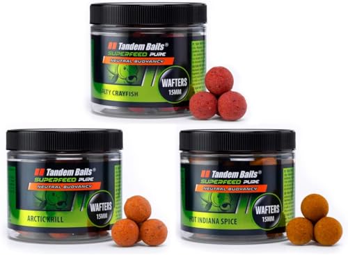 Tandem Baits 3er-Pack SuperFeed Pure Wafters ASH Flavour Mix | Karpfen Angeln ohne Mühe | Köder Große-Fische-Angeln | Karpfenzubehör Profis & Hobby-Angler 15 mm 70g Tandem Baits 3er-Pack SuperFeed Pure Wafters ASH Flavour Mix | Karpfen Angeln ohne Mühe | Köder Große-Fische-Angeln | Karpfenzubehör Profis & Hobby-Angler 15 mm 70g von Tandem Baits