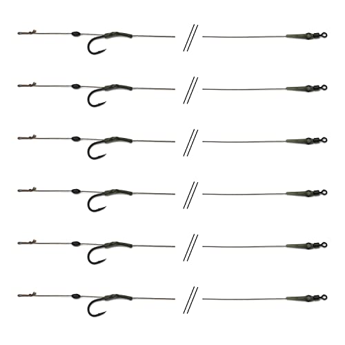 Tandem Baits 6-er Set Boilie Bottom Rig Karpfen-Vorfach Vorfachhaken zur Vorfachschnur | Angel-Set Angelvorfach zum Karpfenangeln | Angelzubehör Karpfenzubehör 2/4/6 Tandem Baits 6-er Set Boilie Bottom Rig Karpfen-Vorfach Vorfachhaken zur Vorfachschnur | Angel-Set Angelvorfach zum Karpfenangeln | Angelzubehör Karpfenzubehör 2/4/6 von Tandem Baits