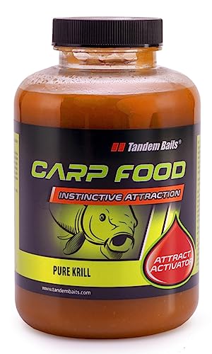 Tandem Baits Carp Food Attractive Activator Reiner Krill | Karpfen Angeln ohne Mühe | Köder zum Große-Fische-Angeln | Karpfenzubehör für Profis & Hobby-Angler 500ml Tandem Baits Carp Food Attractive Activator Reiner Krill | Karpfen Angeln ohne Mühe | Köder zum Große-Fische-Angeln | Karpfenzubehör für Profis & Hobby-Angler 500ml von Tandem Baits