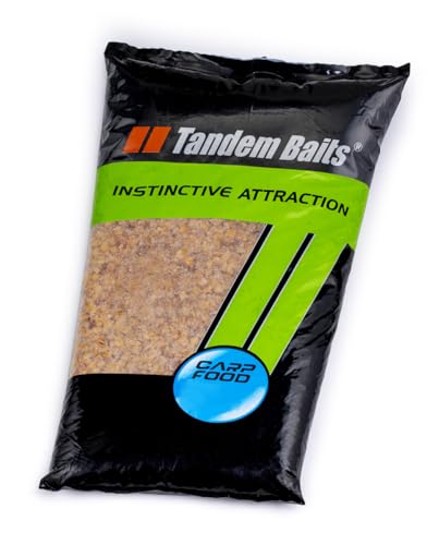 Tandem Baits Carp Food Fertiger Mais Natur | Karpfenfutter | Karpfen Angeln ohne Mühe | Köder zum Große-Fische-Angeln | Karpfenzubehör für Profis & Hobby-Angler | Partikelköder | Angelfutter 1 kg von Tandem Baits