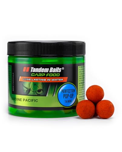 Tandem Baits Karpfen Futter Angelfutter Pop Ups Boilies Zig Rig Chod Rig Hakenköder Carp Food Perfection Pop-Up 16 mm 70 g Pazifische Sardine Tandem Baits Karpfen Futter Angelfutter Pop Ups Boilies Zig Rig Chod Rig Hakenköder Carp Food Perfection Pop-Up 16 mm 70 g Pazifische Sardine von Tandem Baits