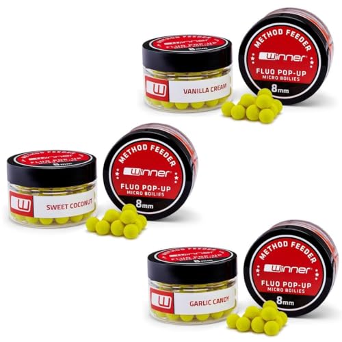 Tandem Baits Method Feeder Fluo Pop-up 8mm Süß-Mix Karpfen-Köder | Karpfen Angeln ohne Mühe | Köder zum Große-Fische-Angeln | Karpfenzubehör für Profis & Hobby-Angler Tandem Baits Method Feeder Fluo Pop-up 8mm Süß-Mix Karpfen-Köder | Karpfen Angeln ohne Mühe | Köder zum Große-Fische-Angeln | Karpfenzubehör für Profis & Hobby-Angler von Tandem Baits