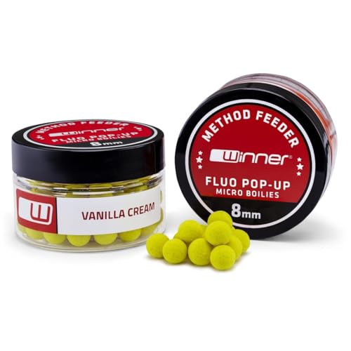 Tandem Baits Method Feeder Fluo Pop-up 8mm Vanillecreme Karpfen-Köder | Karpfen Angeln ohne Mühe | Köder zum Große-Fische-Angeln | Karpfenzubehör für Profis & Hobby-Angler Tandem Baits Method Feeder Fluo Pop-up 8mm Vanillecreme Karpfen-Köder | Karpfen Angeln ohne Mühe | Köder zum Große-Fische-Angeln | Karpfenzubehör für Profis & Hobby-Angler von Tandem Baits