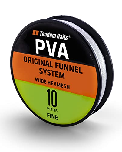 Tandem Baits PVA-Netz Ersatznetz für Boilies Hexmesh Mesh | PVA-Schlauch für Fischfutter | Karpfen Anfüttern & Angeln | Futterschlauch für Köder | Karpfenzubehör Profis Hobby-Angler Breit Fein 10 m Tandem Baits PVA-Netz Ersatznetz für Boilies Hexmesh Mesh | PVA-Schlauch für Fischfutter | Karpfen Anfüttern & Angeln | Futterschlauch für Köder | Karpfenzubehör Profis Hobby-Angler Breit Fein 10 m von Tandem Baits