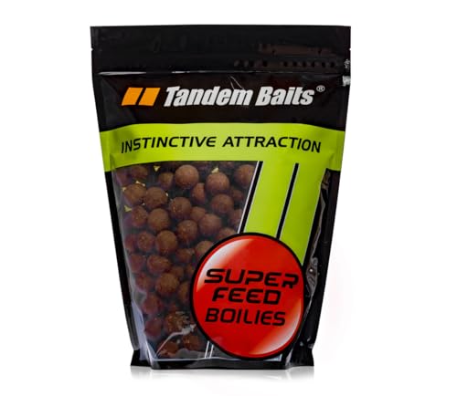 Tandem Baits Red Krill Karpfen-Boilies | Leckere Boilies für Karpfen Angeln ohne Mühe | Köder zum Große-Fische-Angeln | Karpfenzubehör für Profis & Hobby-Angler 18 mm 1 kg von Tandem Baits