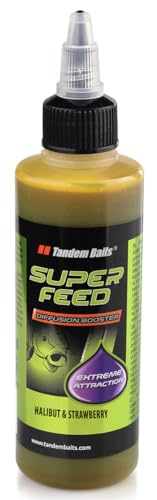 Tandem Baits SuperFeed Diffusion Booster Heilbutt & Erdbeere Karpfen | Karpfen Angeln ohne Mühe | Köder zum Große-Fische-Angeln | Karpfenzubehör für Profis & Hobby-Angler 100 ml Tandem Baits SuperFeed Diffusion Booster Heilbutt & Erdbeere Karpfen | Karpfen Angeln ohne Mühe | Köder zum Große-Fische-Angeln | Karpfenzubehör für Profis & Hobby-Angler 100 ml von Tandem Baits