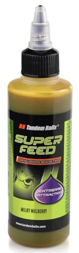 Tandem Baits SuperFeed Diffusion Booster Milky Mulberry Karpfen | Karpfen Angeln ohne Mühe | Köder zum Große-Fische-Angeln | Karpfenzubehör für Profis & Hobby-Angler 100 ml von Tandem Baits