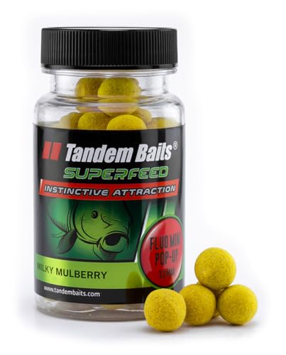 Tandem Baits SuperFeed Diffusion Mini Fluo Pop-Up Karpfen-Pop-Ups | Karpfen Angeln ohne Mühe | Köder zum Große-Fische-Angeln | Karpfenzubehör für Profis & Hobby-Angler von Tandem Baits