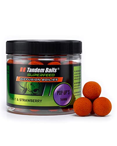 Tandem Baits SuperFeed Diffusion Pop-Up Heilbutt & Erdbeere Karpfen-Pop-Ups | Karpfen Angeln ohne Mühe | Köder zum Große-Fische-Angeln | Karpfenzubehör für Profis & Hobby-Angler 16 mm 70g Tandem Baits SuperFeed Diffusion Pop-Up Heilbutt & Erdbeere Karpfen-Pop-Ups | Karpfen Angeln ohne Mühe | Köder zum Große-Fische-Angeln | Karpfenzubehör für Profis & Hobby-Angler 16 mm 70g von Tandem Baits
