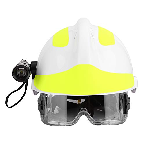 Rettungshelm für Notfälle, Professioneller Schutzhelm für Feuerwehrleute mit Schlagscheinwerfer + Schutzbrille + 53 Cm-63 Cm/20,9-24,8 Zoll Einstellbare Größe Rettungshelm für Notfälle, Professioneller Schutzhelm für Feuerwehrleute mit Schlagscheinwerfer + Schutzbrille + 53 Cm-63 Cm/20,9-24,8 Zoll Einstellbare Größe von Tangxi