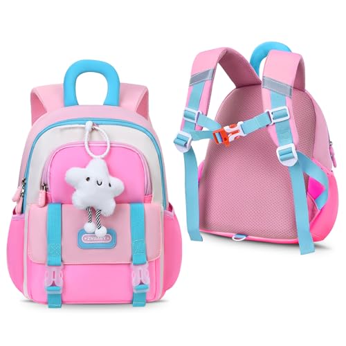 Tanou Rucksack Kindergarten für Mädchen, Ultra-leichte Kindergartenrucksack Mädchen, Niedlich Kita Rucksack mit Brustgurt für Vorschule Kindergarten, Rosa Tanou Rucksack Kindergarten für Mädchen, Ultra-leichte Kindergartenrucksack Mädchen, Niedlich Kita Rucksack mit Brustgurt für Vorschule Kindergarten, Rosa von Tanou