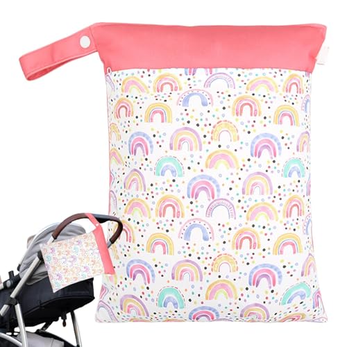 Nasse Badetasche, Nasse Trockentasche, Wickeltaschen-Organizer, wasserdichte Nass- und Trockentaschen, 2 Reißverschlusstaschen, Wiederverwendbare waschbare Schwimm-Yoga-Sporttasche, tragbare Reisetasc Nasse Badetasche, Nasse Trockentasche, Wickeltaschen-Organizer, wasserdichte Nass- und Trockentaschen, 2 Reißverschlusstaschen, Wiederverwendbare waschbare Schwimm-Yoga-Sporttasche, tragbare Reisetasc von Tanxemery