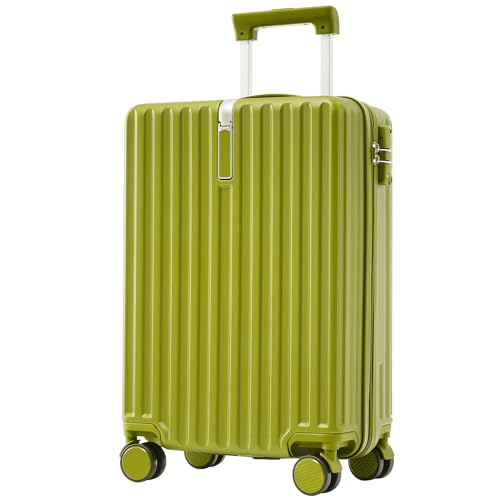 Taoplay Hartschalen-Koffer Trolley, 4-Rollen Reisekoffer Rollkoffer mit TSA-Schloss, ABS-Material, Handgepäck & Reisegepäck in Größen M von Taoplay