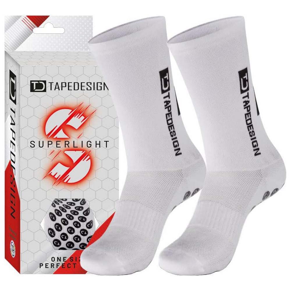 Tape Design Superlight Non-slip Socks Weiß EU 37-48 Mann von Tape Design