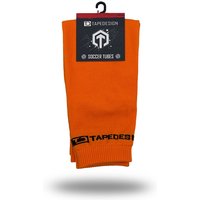 TAPEDESIGN Tubes Fußball Sleeve-Stutzen orange von TapeDesign