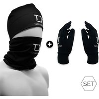 TAPEDESIGN Winterset Mütze+Handschuhe+Neckwarmer black L/XL TAPEDESIGN Winterset Mütze+Handschuhe+Neckwarmer black L/XL von TapeDesign