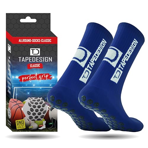 Tapedesign Unisex Allround Classic Socken, Blau, Einheitsgröße EU Tapedesign Unisex Allround Classic Socken, Blau, Einheitsgröße EU von Tapedesign