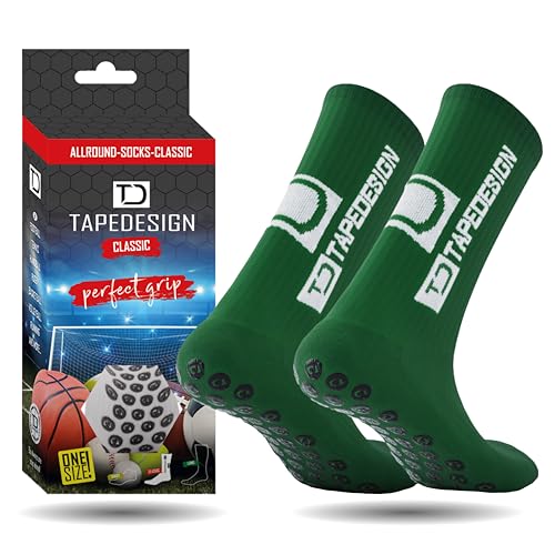Tapedesign Unisex Allround Classic Socken, Grün, Einheitsgröße EU Tapedesign Unisex Allround Classic Socken, Grün, Einheitsgröße EU von Tapedesign
