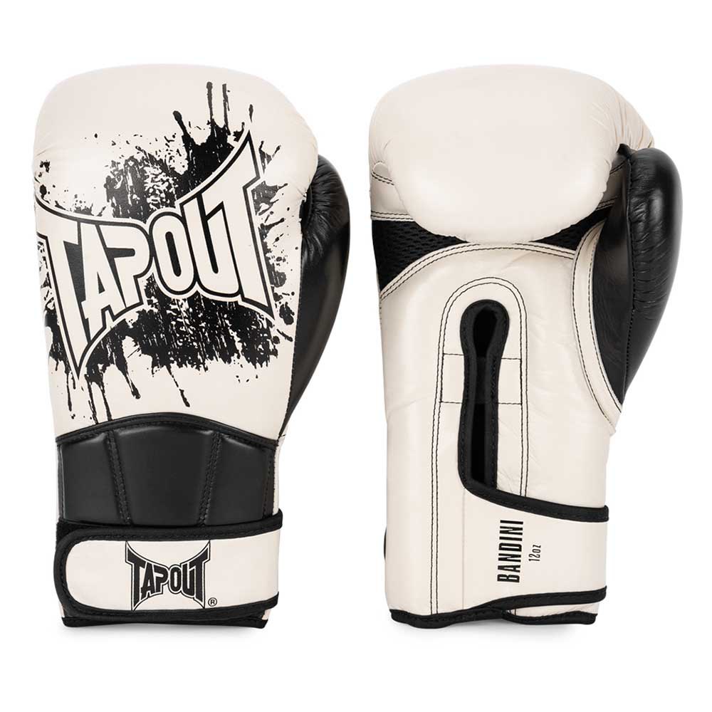 Tapout Bandini Leather Boxing Gloves Beige 10 oz Tapout Bandini Leather Boxing Gloves Beige 10 oz von Tapout