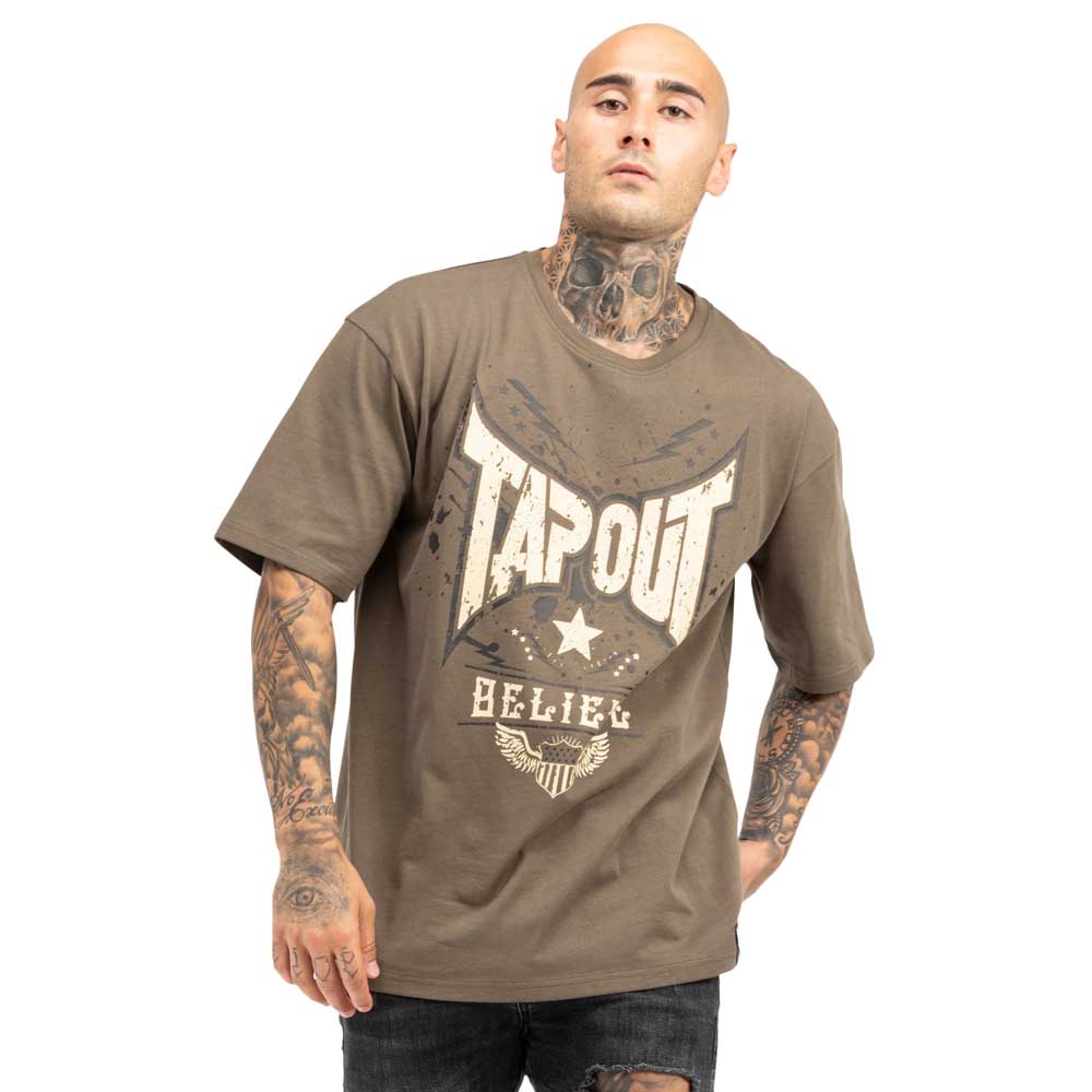 Tapout Doylen Short Sleeve T-shirt Braun L Mann von Tapout