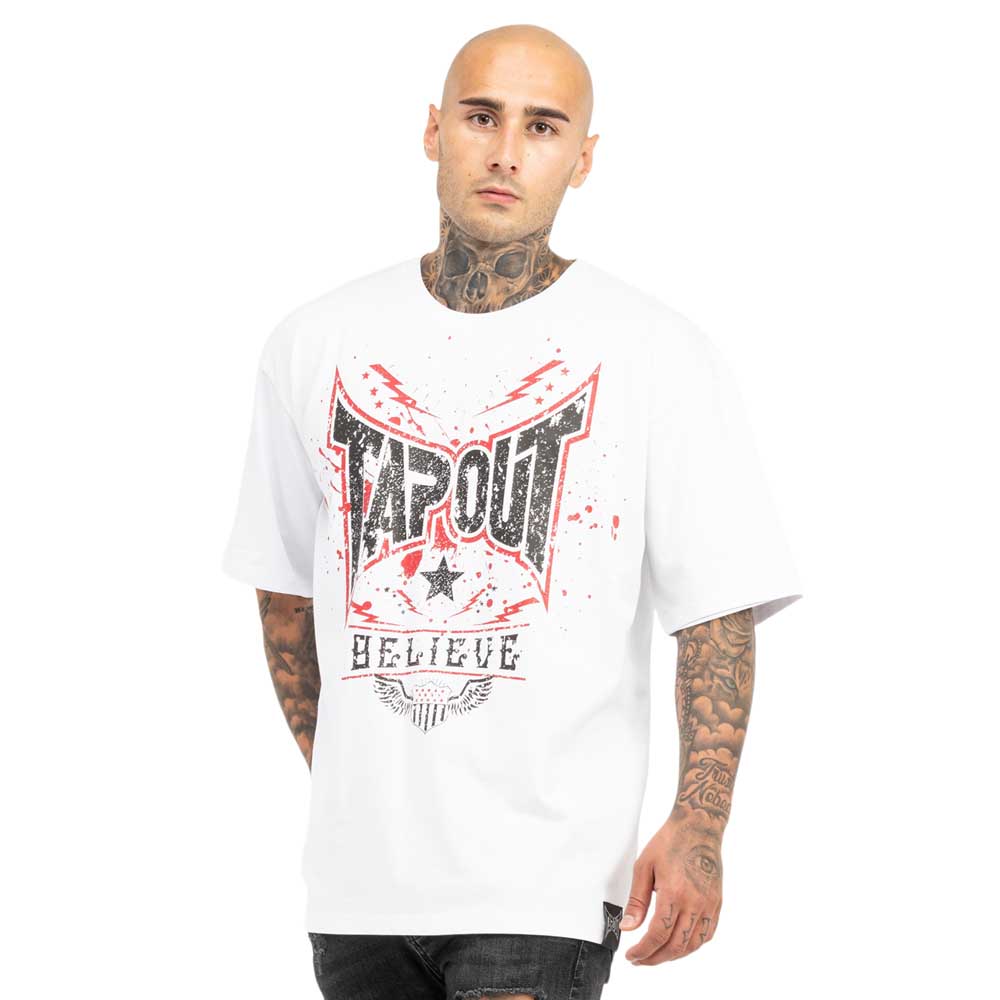 Tapout Doylen Short Sleeve T-shirt Weiß XL Mann von Tapout