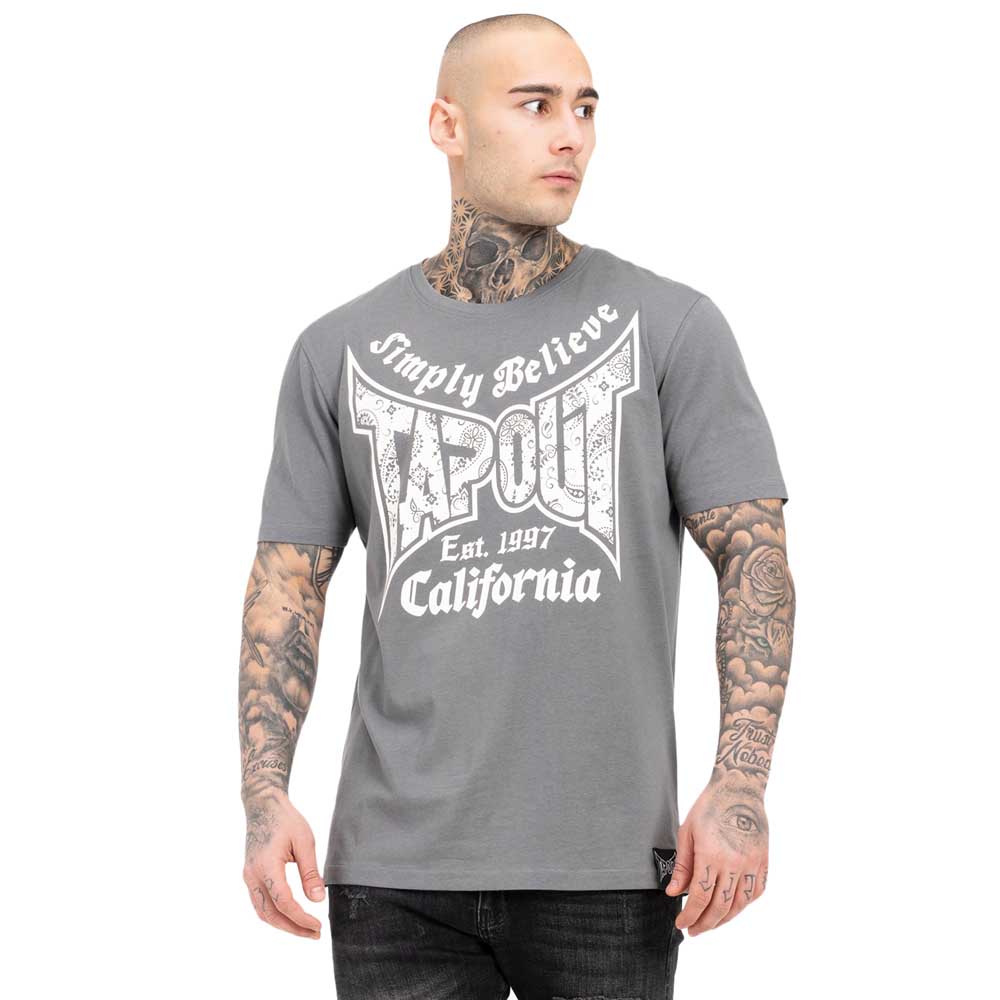 Tapout Haily Be Short Sleeve T-shirt Grau M Mann von Tapout