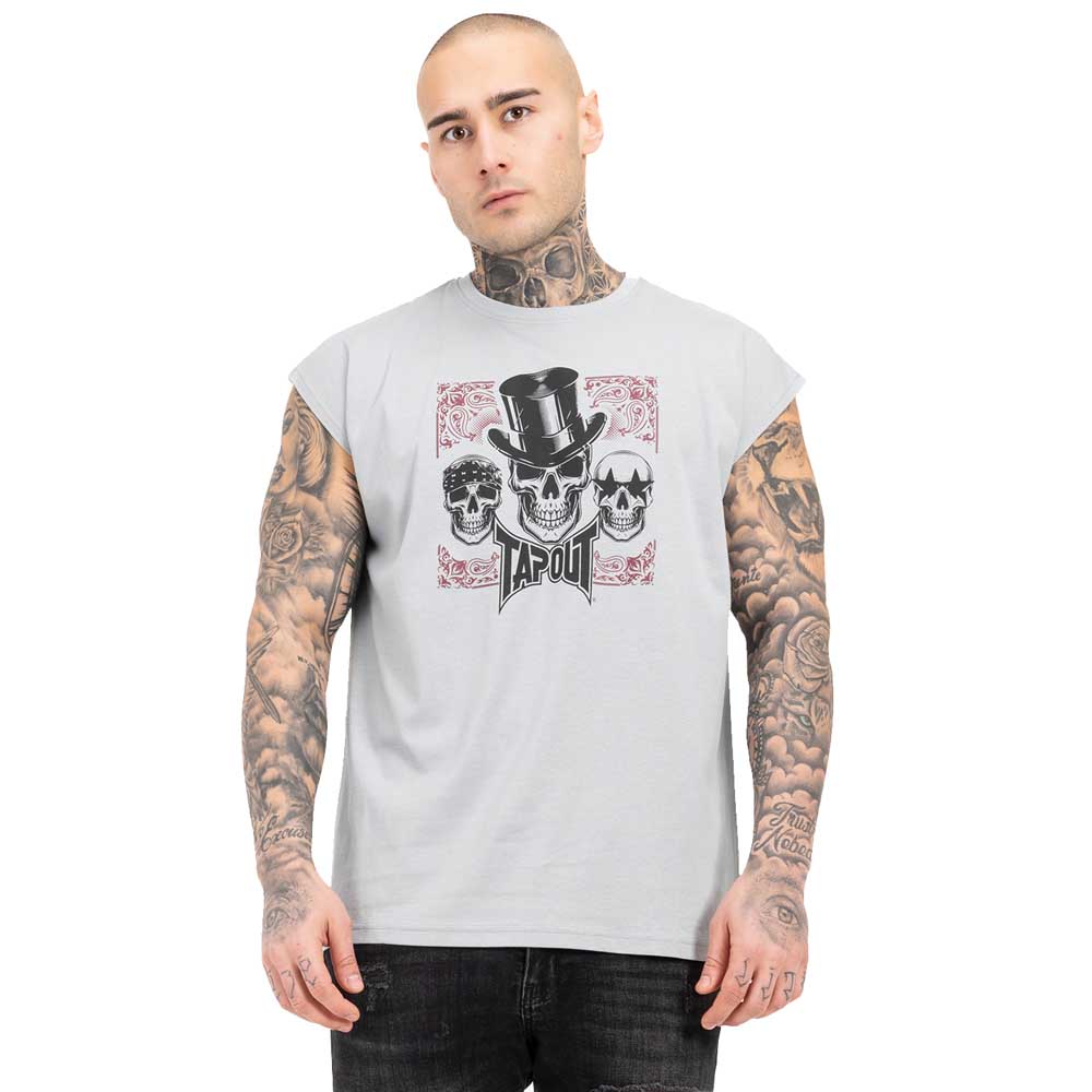 Tapout Skull Tank Sleeveless T-shirt Grau M Mann Tapout Skull Tank Sleeveless T-shirt Grau M Mann von Tapout