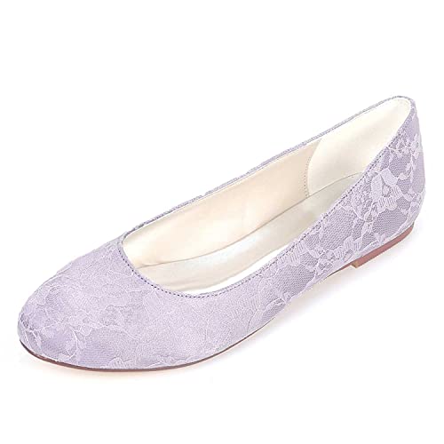 TarfiC Damen Flache Schuhe, Runde Zehe aus Strickmaterial, Ballett-Laufschuhe, Waschbare, Weiche Slip-On Schuhe für Business Casual, Büro von TarfiC