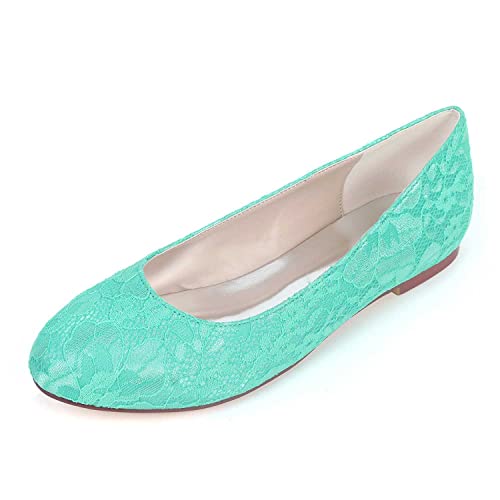 TarfiC Damen Flache Schuhe, Runde Zehe aus Strickmaterial, Ballett-Laufschuhe, Waschbare, Weiche Slip-On Schuhe für Business Casual, Büro von TarfiC