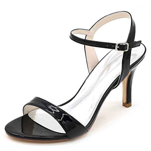 TarfiC Damen Hochzeitschuhe mit Stiletto- und Kitten-Heel aus PU Strass-Verzierung, für Hochzeiten, Abendveranstaltungen und Proms von TarfiC