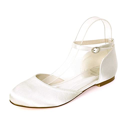 TarfiC Frauen Ballerina-Flats aus Satin mit Runde Zehe, Bequeme und Weiche Schuhe für Damen mit Schnallenschließe für Kleidung TarfiC Frauen Ballerina-Flats aus Satin mit Runde Zehe, Bequeme und Weiche Schuhe für Damen mit Schnallenschließe für Kleidung von TarfiC