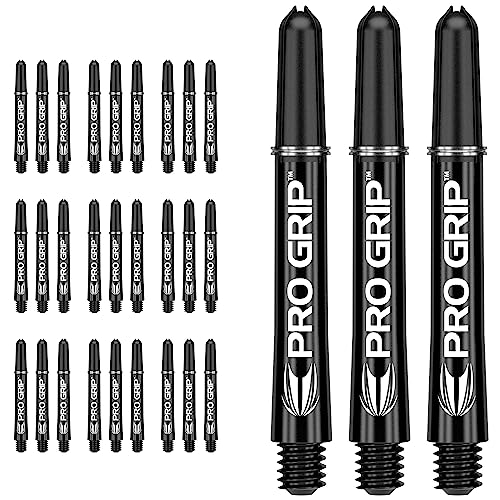 Target Darts 10 x Sätze of Schwarz Pro Grip Dartschäfte Kurt - 30 Dartschäfte Insgesamt von Target Darts